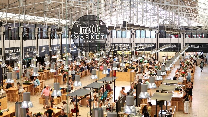 Mercado da Ribeira em Lisboa