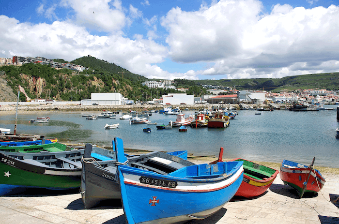 Barquinhos em Setúbal