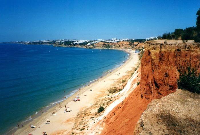 Praia da Falésia em Albufeira