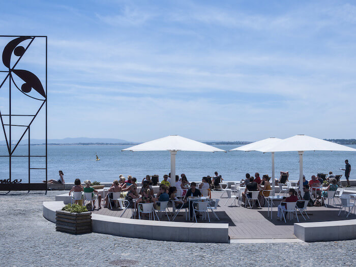 Quiosque da Ribeira das Naus em Lisboa