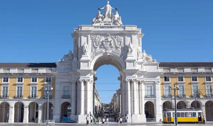 Arco da Rua Augusta em Lisboa