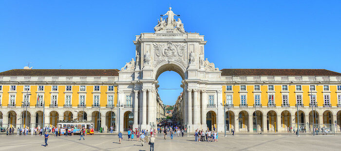 Arco da Rua Augusta em Lisboa