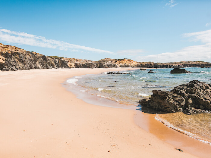 Praia de Melides em Setúbal