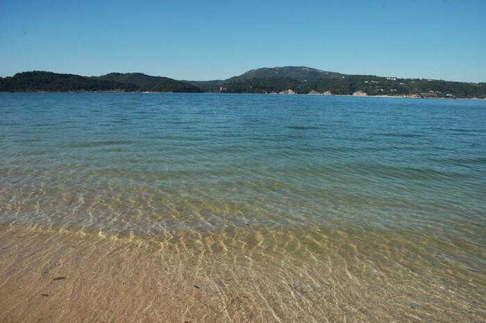 Mar da Praia de Tróia em Setúbal