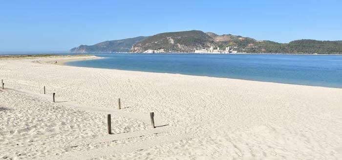 Areal da Praia de Tróia em Setúbal