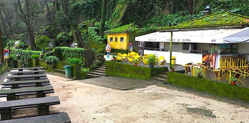 Lanchonete no Parque da Liberdade em Sintra