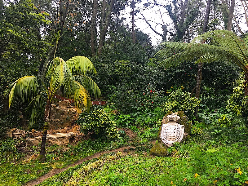 Plantas no Parque da Liberdade em Sintra