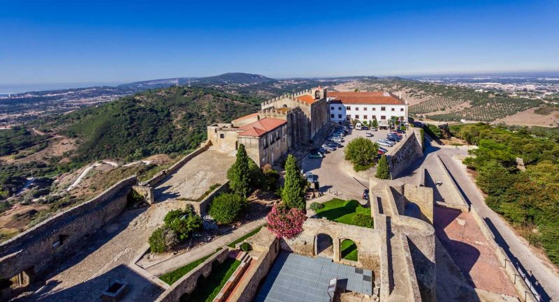 Castelo de Palmela em Setúbal 