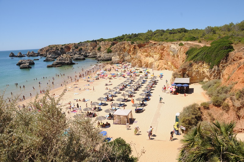 Praia do Alemão em Portimão