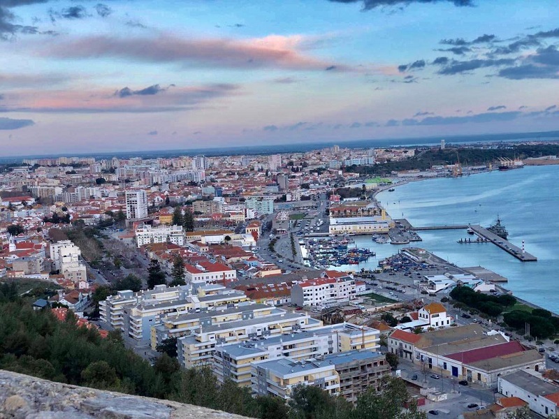 Vista da cidade em Setúbal