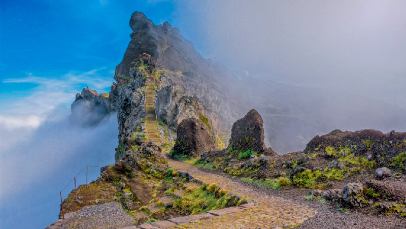 Pico Ruivo na Ilha da Madeira