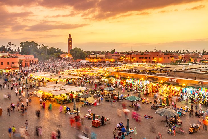 Rua em Marrakesh