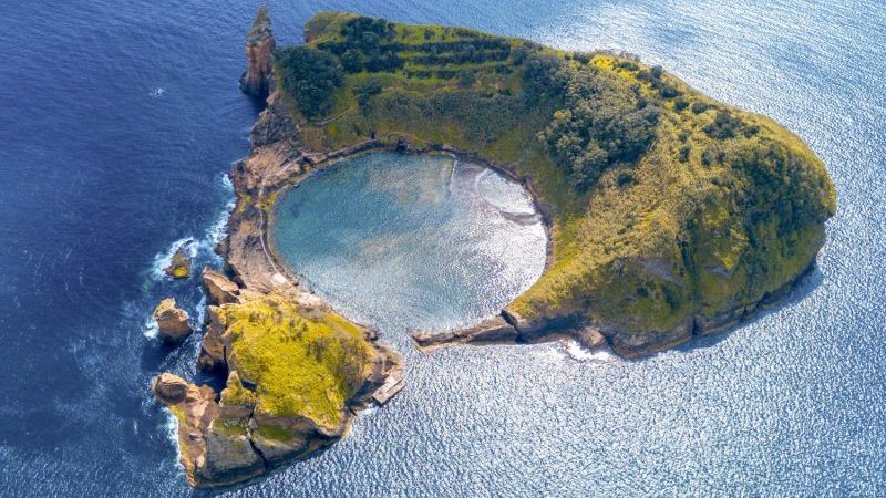 Ilhéu de Vila Franca do Campo em São Miguel dos Açores