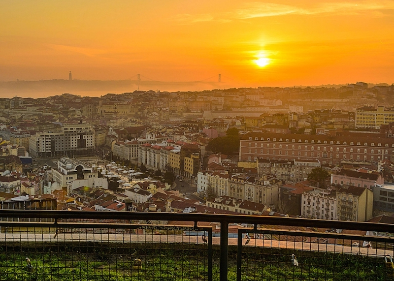 Miradouro da Penha de França em Lisboa