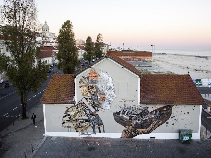 Galerias de arte no bairro de Marvila em Lisboa